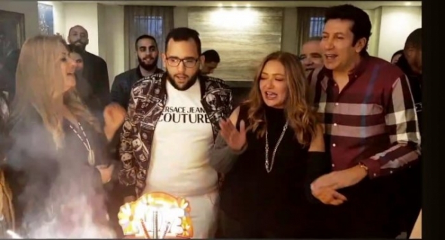 بالصور .. ليلى علوي تحتفل بعيد ميلاد ابنها خالد بحضور كبار النجوم