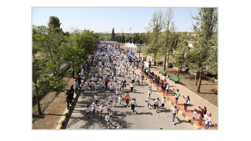 سباق الاطفال يقام في حدائق الحسين الجمعة